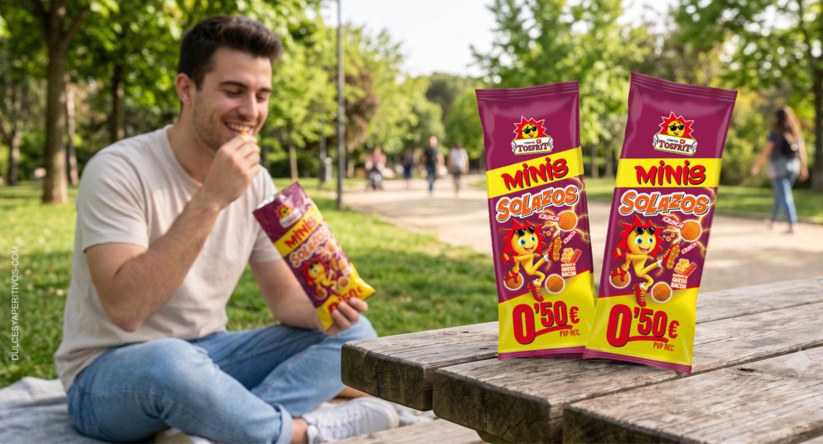 Tosfrit refuerza su gama de snacks de maíz con Mini Solazos