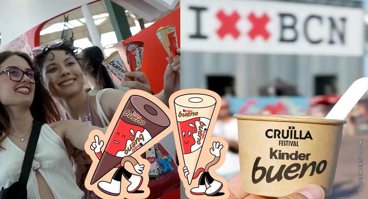 Ferrero refrescó el Festival Cruilla con Kinder Bueno Ice Cream