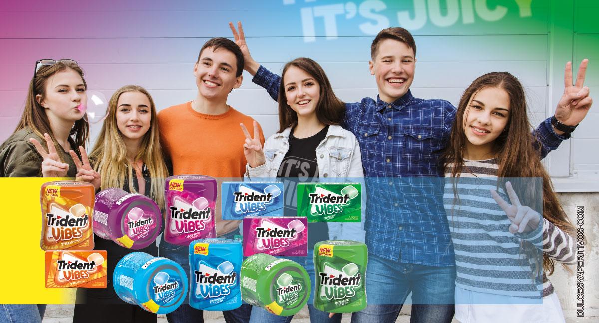 Trident Vibes revitaliza la categoría de chicles