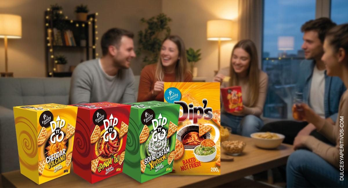 Family Biscuits agita el snack salado con Dip ‘N’ Go