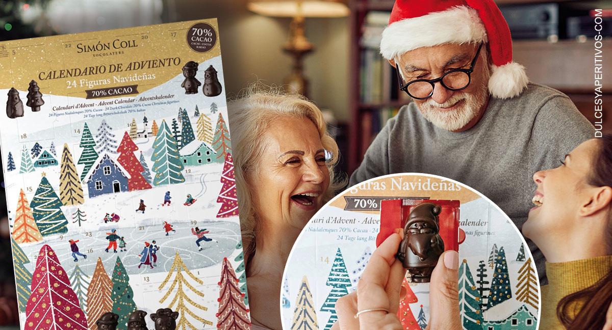 El chocolate marca la cuenta atrás navideña de Simón Coll