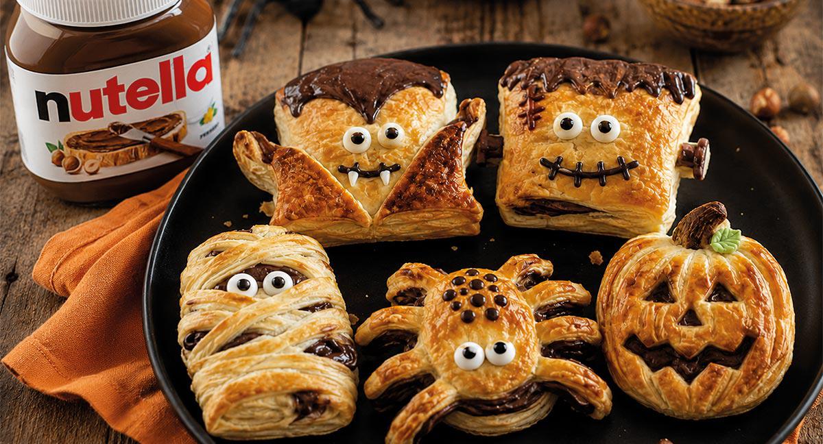 Recetario: Hojaldres de Halloween con Nutella