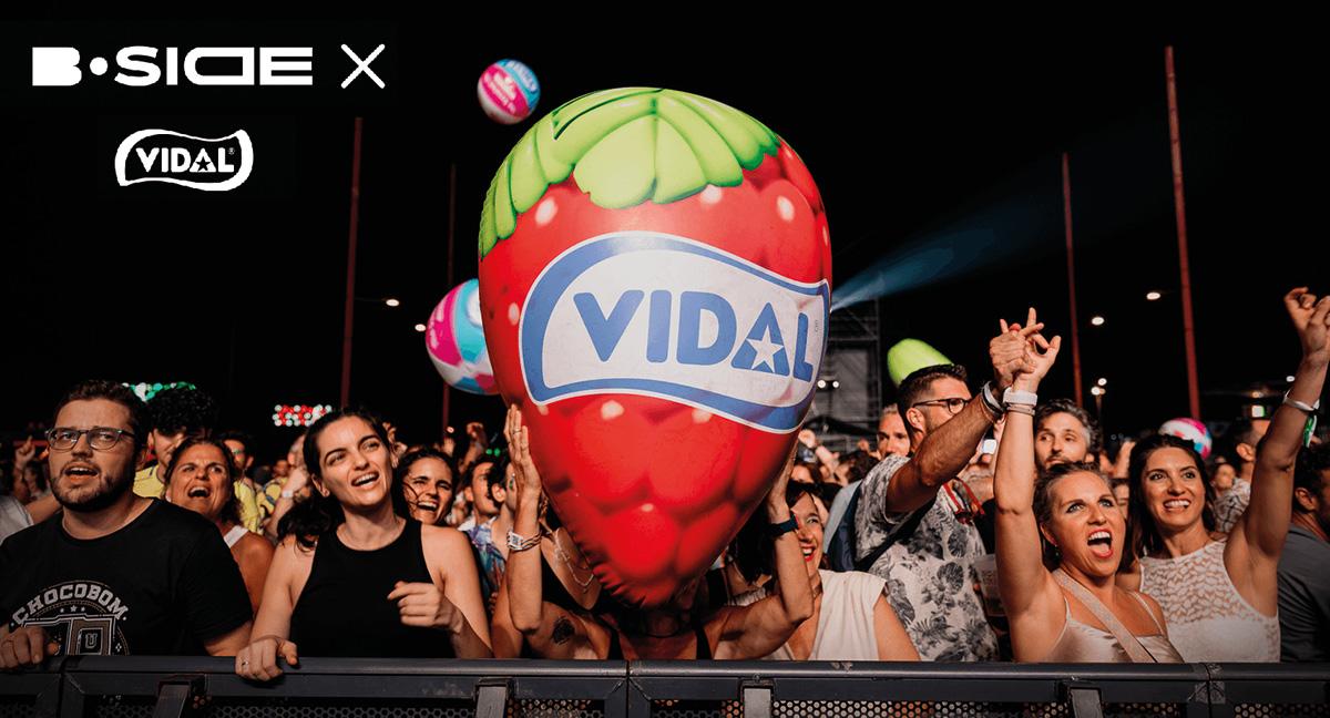 Vidal Golosinas repite como patrocinador del B-Side Festival