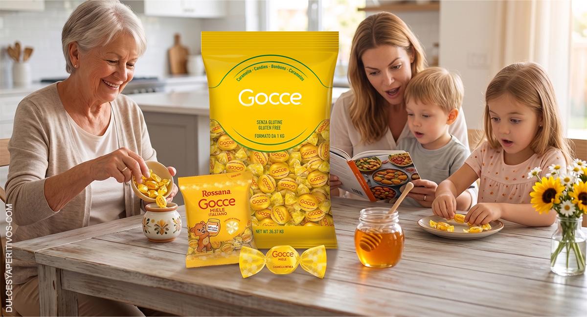 Gocce Miele amplía la gama de caramelos de la actual Rossana Company