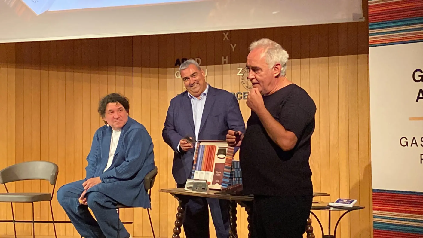 Ferran Adrià y Gastón Acurio llevan su diálogo gastronómico al turrón de Torrons Vicens