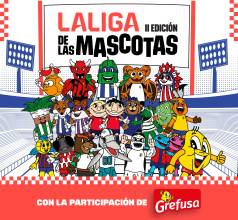 Grefusa lleva las pipas (y a Grefusito) a LaLiga de las Mascotas