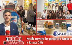Nutella transforma en arte el desayuno durante su evento ‘Buenos días’