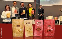 Presentación Chocolates Torras x Realfooding: Carlos Ríos, fundador de Realfooding y Oriol Pla, Marketing Head de Chocolates Torras