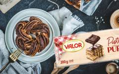 Receta: Kringle estonio con pistachos y<b> </b>Chocolate Puro Postres Valor