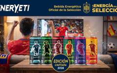 Eneryeti calienta para el Mundial con una colección de latas de la selección