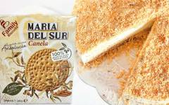 Receta: Tarta de arroz con leche con Galletas María del Sur