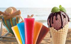 Helados y polos, los reyes del verano