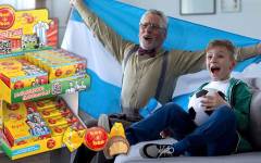 Bon o Bon juega con la Selección argentina con Bon o Bon Original y Barritas