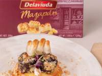 Receta: Morcilla con crocanti de Turrón Delaviuda