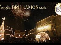 La Navidad de Ribadavia brilla con el alumbrado de Ferrero Rocher