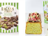 Receta: Cake de pistachos e higos con Chocolates Lacasa