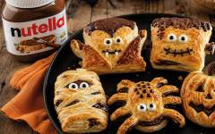 Recetario: Hojaldres de Halloween con Nutella