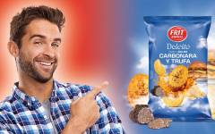 Frit Ravich convierte la burger Carbonara &amp; Trufa de Deleito en unas nuevas chips