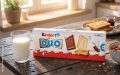 Ferrero entra en la doble cobertura con el lanzamiento de las galletas Kinder Duo