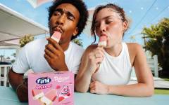 Fini y Dulcesol convierten los “besitos” y la fresa en helado