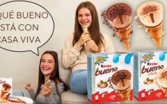 Ferrero y Casa Viva endulzan los hogares con los helados Kinder Bueno