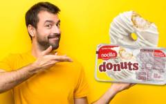 La novedad de Nocilla: Donuts sabor chocolate blanco con avellanas