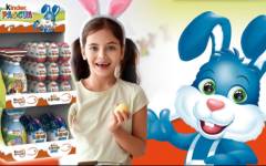 Los huevos de chocolate, protagonistas del expositor Kinder Pascua