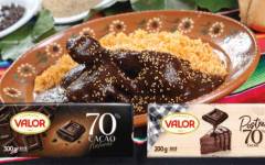 Receta: Mole poblano con Chocolate Valor 70% Cacao