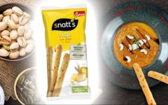 Receta: Dip de berenjena con palitos de queso Snatt’s