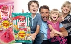 Frit Ravich amplía la familia de sus palomitas dulces 'Top Corn Chupa Chups'