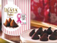 Trufas solidarias de Lacasa contra el cáncer de mama