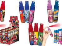 Spray de caramelo Barbie + Hot Wheels, Lady Bug, Mario Bros y Sonic, de Dolci Preziosi