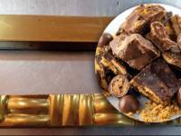 Lingotes de chocolate con migas Chonk