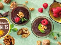 Nueces de California presenta otra de sus recetas cardiosaludables: Copa de chocolate, frambuesas y nueces