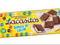 Tableta de Lacasitos rellena de leche, de Chocolates Lacasa