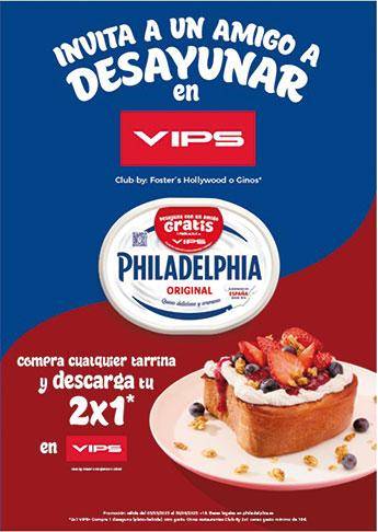 Philadelphia y VIPS se asocian para regalar desayunos