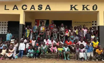 Nueva biblioteca en Bocanda gracias a Lacasa KKO Foundation