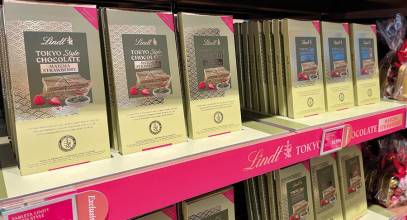 Lindt se inspira en Tokio para su edición limitada de chocolate blanco y té matcha