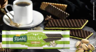 Florbú ofrece “el lujo en cada bocado” con su nuevo Dubai Style Wafer Pistacho