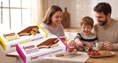 Las barritas de Cheescake y Galleta caramelizada de Eurochoc evolucionan a tabletas