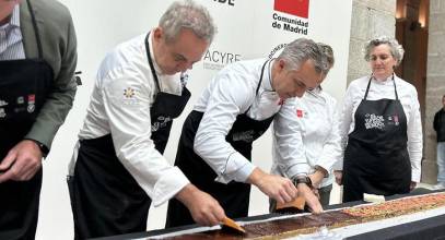 La Comunidad de Madrid celebra el Día del Turrón elaborando la tableta más grande
