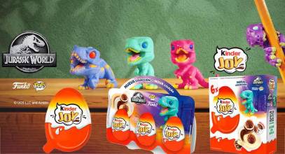Jurassic Wold y Funko Pop llegan a Ferrero de la mano de Kinder Joy