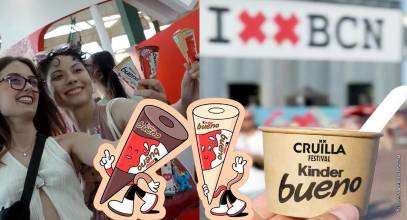 Ferrero refrescó el Festival Cruilla con Kinder Bueno Ice Cream