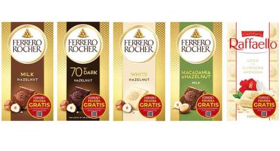 Nueva promoción de Ferrero para probar gratis sus tabletas de Ferrero Rocher y Raffaello