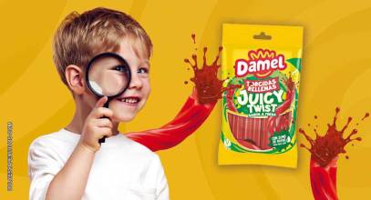 Damel lanza Juicy Twist, regaliz relleno “suave y jugoso” con “explosivo” sabor a fresa