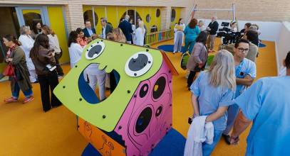 Inaugurada la Terraza Lacasitos para pacientes infantiles del Hospital Materno Infantil de Zaragoza