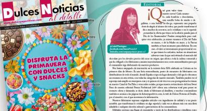 Editorial Dulces Noticias al Detalle 122: Disfruta la primavera con dulces y snacks