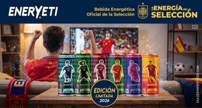 Eneryeti calienta para el Mundial con una colección de latas de la selección