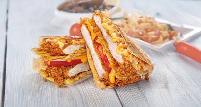Vuelve La Chingona, la “explosiva” quesadilla de pollo crujiente de Doritos y KFC