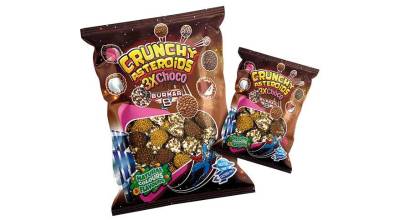Burmar sorprende con Crunchy Asteroid 3xChoco, la golosina crujiente